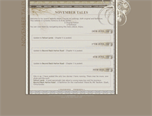 Tablet Screenshot of november.drale.com